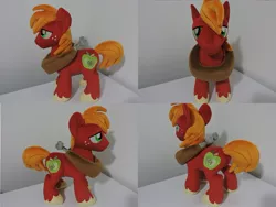 Size: 1597x1199 | Tagged: safe, artist:little-broy-peep, derpibooru import, big macintosh, earth pony, pony, cute, irl, macabetes, photo, plushie, solo