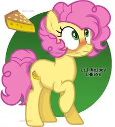 Size: 1775x1959 | Tagged: safe, artist:sunflowernextgen, derpibooru import, li'l cheese, earth pony, pony, the last problem, blushing, female, older, older li'l cheese, solo