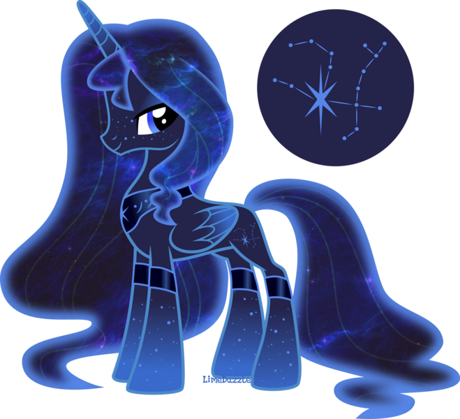 Size: 1280x1165 | Tagged: safe, artist:limedazzle, derpibooru import, oc, oc:starlet andromeda, alicorn, pony, alicorn oc, constellation, female, horn, mare, show accurate, simple background, solo, transparent background, wings