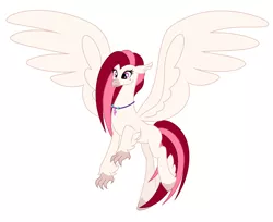 Size: 3615x2956 | Tagged: safe, artist:rioshi, artist:starshade, derpibooru import, oc, oc:velvet skies, unofficial characters only, hippogriff, adoraskies, cute, female, simple background, solo, white background