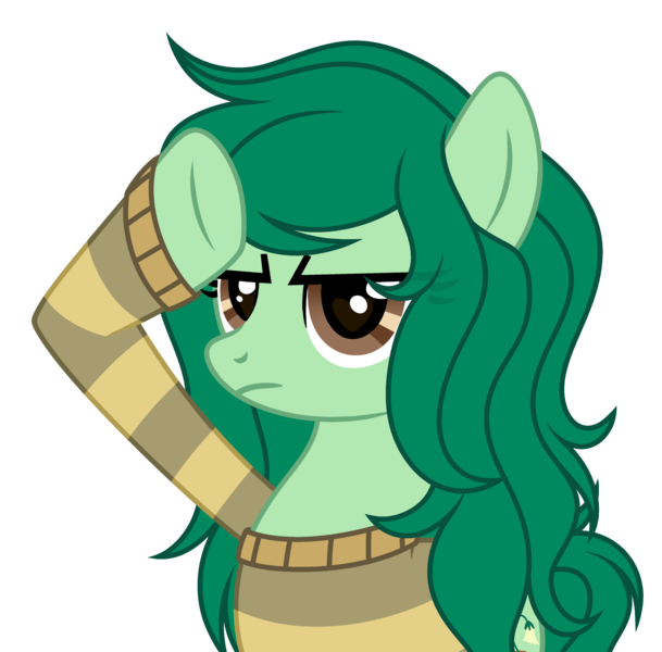 Size: 3871x3813 | Tagged: safe, artist:rioshi, artist:starshade, derpibooru import, wallflower blush, ponified, earth pony, pony, equestria girls, equestria girls series, forgotten friendship, clothes, equestria girls ponified, eyebrows visible through hair, female, mare, rainbow dash salutes, simple background, solo, sweater, transparent background