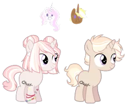 Size: 1461x1224 | Tagged: safe, artist:owl-clockwork, derpibooru import, fleur-de-lis, trenderhoof, pony, unicorn, base used, colt, crack ship offspring, female, filly, male, offspring, parent:fleur-de-lis, parent:trenderhoof, simple background, transparent background