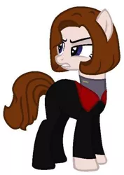 Size: 418x592 | Tagged: artist needed, safe, derpibooru import, earth pony, pony, female, kathryn janeway, mare, solo, star trek, star trek: voyager