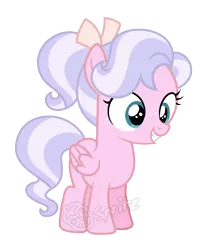 Size: 1395x1659 | Tagged: safe, artist:strawberry-spritz, derpibooru import, oc, unofficial characters only, pegasus, pony, female, filly, magical lesbian spawn, offspring, parent:cozy glow, parent:diamond tiara, parents:diamondglow, simple background, solo, transparent background