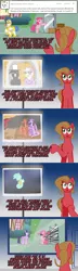 Size: 1148x4008 | Tagged: safe, artist:ladyanidraws, derpibooru import, lyra heartstrings, pinkie pie, twilight sparkle, twilight sparkle (alicorn), oc, oc:pun, alicorn, dragon, gryphon, sea pony, ask pun, ask, headcanon, jossed, refrigerator, rocket, royal guard, seaponified, seapony lyra, species swap