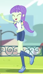 Size: 385x661 | Tagged: safe, derpibooru import, screencap, starlight, equestria girls, equestria girls series, sock it to me, spoiler:eqg series (season 2), cropped, female, soccer field, soccer shoes, solo