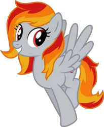 Size: 4000x4868 | Tagged: safe, artist:melisareb, derpibooru import, oc, oc:tridashie, unofficial characters only, pegasus, pony, absurd resolution, cute, female, mare, ocbetes, simple background, smiling, solo, transparent background, vector, wings