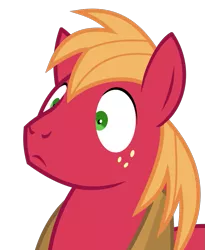 Size: 785x955 | Tagged: safe, artist:hudthepony, derpibooru import, screencap, big macintosh, earth pony, pony, no second prances, base used, head, looking at something, male, shocked, shocked expression, shrunken pupils, simple background, solo, transparent background, vector