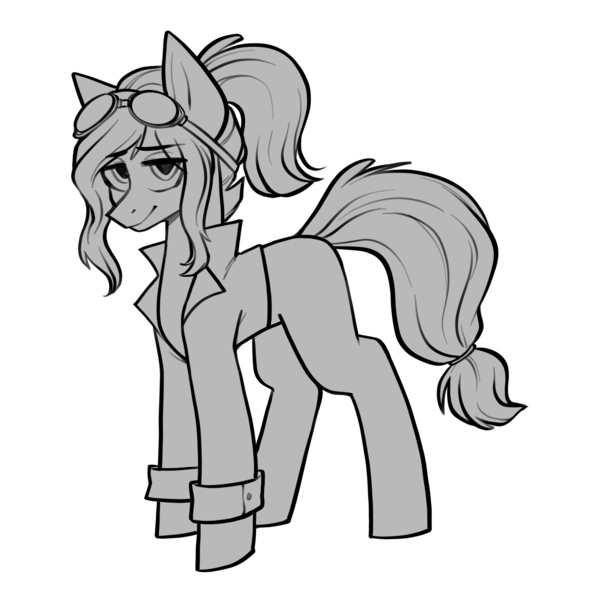 Size: 2008x2008 | Tagged: safe, artist:earthpone, derpibooru import, oc, oc:dory, earth pony, pony, female, fullbody, lineart, mare, simple background, solo, transparent background