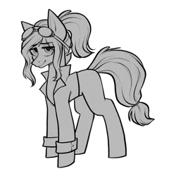 Size: 2008x2008 | Tagged: safe, artist:earthpone, derpibooru import, oc, oc:dory, earth pony, pony, female, fullbody, lineart, mare, simple background, solo, transparent background