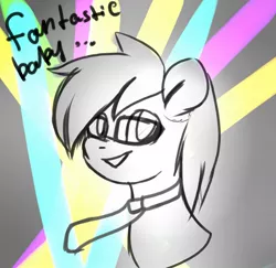 Size: 1500x1460 | Tagged: artist needed, source needed, safe, derpibooru import, oc, oc:silver bristle, unofficial characters only, earth pony, pony, digital art, disco, glasses, male, necktie, simple, simple background, smiling, stallion