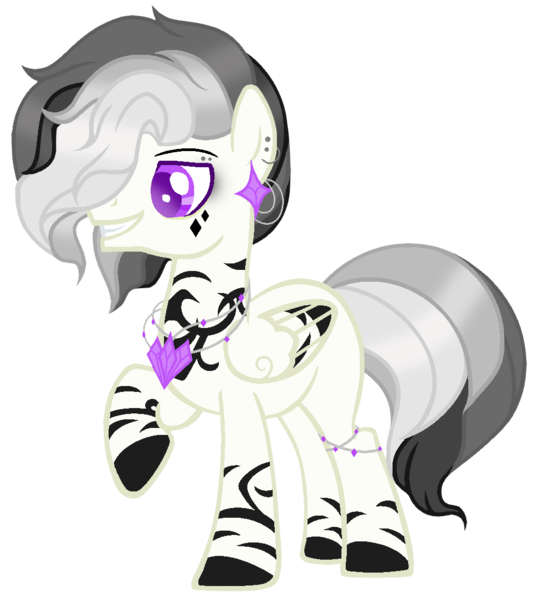 Size: 1008x1116 | Tagged: safe, artist:stelladiamond, derpibooru import, oc, oc:sterling onyx, hybrid, zony, male, simple background, solo, transparent background