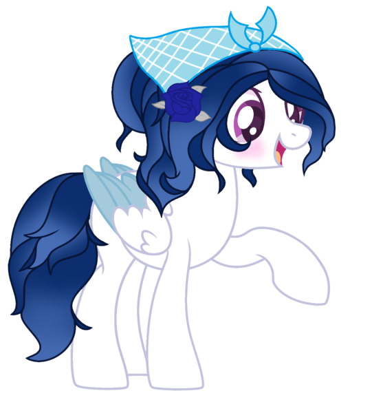 Size: 1504x1620 | Tagged: safe, artist:stelladiamond, derpibooru import, oc, oc:desert flower, pegasus, pony, female, mare, simple background, solo, transparent background, two toned wings, wings