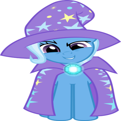 Size: 420x420 | Tagged: artist needed, safe, derpibooru import, edit, vector edit, trixie, unicorn, brooch, cape, clasp, clothes, diamond, female, gem, glow, hat, jewel, shine, simple background, solo, transparent background, trixie's cape, trixie's glowing brooch, trixie's hat, vector, wrong aspect ratio