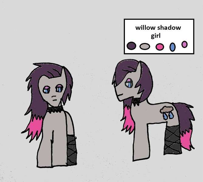 Size: 933x838 | Tagged: safe, artist:ask-luciavampire, derpibooru import, oc, earth pony, pony, tumblr:ask-the-pony-gamers, goth, profile, tumblr