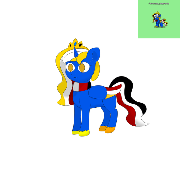 Size: 5315x5315 | Tagged: safe, artist:dima_depresant, derpibooru import, edit, editor:aleksandr kris, oc, oc:princess mapperian, unofficial characters only, alicorn, pony, absurd resolution, cute, female, jewelry, mare, redraw, regalia, simple background, solo, white background