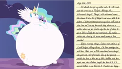 Size: 1280x732 | Tagged: safe, artist:mintydrop2013, derpibooru import, princess celestia, princess flurry heart, alicorn, pony, air inflation, baby, baby pony, belly, belly button, big belly, blimpestia, crown, female, filly, foal, huge belly, impossibly large belly, inflation, jewelry, mare, outie belly button, regalia, round, sexy