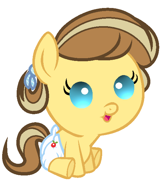 Size: 528x588 | Tagged: safe, artist:whiteplumage233, derpibooru import, oc, oc:apple cider, earth pony, pony, baby, baby pony, diaper, simple background, solo, transparent background