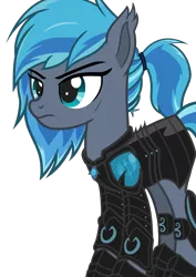 Size: 744x1052 | Tagged: safe, artist:warszak, derpibooru import, oc, oc:benneret, unofficial characters only, pony, .svg available, armor, female, guard, mare, simple background, solo, transparent background, vector