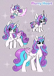 Size: 636x900 | Tagged: safe, artist:snow angel, derpibooru import, princess flurry heart, alicorn, pony, age progression, baby, baby pony, chest fluff, cute, ear fluff, eyes closed, female, filly, flurrybetes, mare, multeity, older, older flurry heart, open mouth, solo, teenager