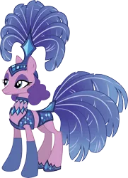 Size: 2847x3934 | Tagged: safe, artist:nightdragon09, derpibooru import, sapphire sequins, earth pony, pony, viva las pegasus, background pony, show mares, showgirl, simple background, solo, transparent background, vector