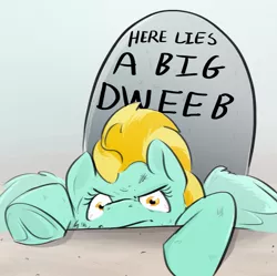 Size: 1073x1067 | Tagged: angry, artist:testostepone, colored sketch, derpibooru import, dweeb, female, gravestone, lightning dust, looking at you, rise from your grave, safe, simple background, solo