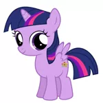 Size: 512x512 | Tagged: safe, derpibooru import, twilight sparkle, twilight sparkle (alicorn), alicorn, pony, alternate cutie mark, female, filly, filly twilight sparkle, solo, vector, younger