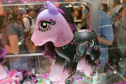 Size: 4272x2848 | Tagged: safe, derpibooru import, earth pony, human, pony, 2011, 2011 special edition pony, comic con, g3, irl, irl human, photo, solo, toy