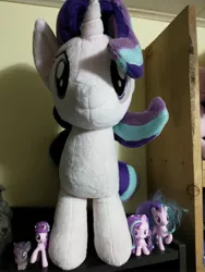 Size: 3456x4608 | Tagged: safe, derpibooru import, starlight glimmer, brushable, high res, irl, multeity, photo, plushie, starlight cluster, toy