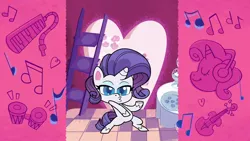 Size: 1920x1080 | Tagged: safe, derpibooru import, screencap, rarity, pony, unicorn, my little pony: pony life, spoiler:pony life s01e17, spoiler:pony life s01e27, female, mare, ponies of the moment, solo