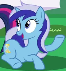 Size: 852x919 | Tagged: safe, derpibooru import, screencap, minuette, pony, unicorn, amending fences, cropped, cute, female, lying down, mare, minubetes, prone, smiling, solo