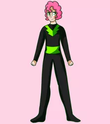 Size: 1600x1800 | Tagged: safe, artist:unikitty66, derpibooru import, oc, oc:pink clouds (ice1517), unofficial characters only, human, blushing, clothes, commission, humanized, humanized oc, male, pink background, simple background, solo, the washouts, uniform, washouts uniform