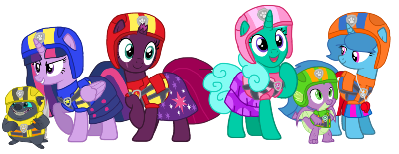 Size: 1804x698 | Tagged: safe, artist:徐詩珮, derpibooru import, fizzlepop berrytwist, glitter drops, grubber, spike, spring rain, tempest shadow, twilight sparkle, twilight sparkle (alicorn), alicorn, dragon, pony, unicorn, series:sprglitemplight diary, series:sprglitemplight life jacket days, series:springshadowdrops diary, series:springshadowdrops life jacket days, my little pony: the movie, the point of no return, alternate universe, bisexual, broken horn, chase (paw patrol), clothes, cute, female, glitterbetes, glitterlight, glittershadow, horn, lesbian, lifeguard, lifeguard spring rain, male, mare, marshall (paw patrol), paw patrol, polyamory, rocky (paw patrol), rubble (paw patrol), shipping, simple background, skye (paw patrol), sprglitemplight, springbetes, springdrops, springlight, springshadow, springshadowdrops, tempestbetes, tempestlight, transparent background, ultimate rescue, vector, winged spike, zuma (paw patrol)