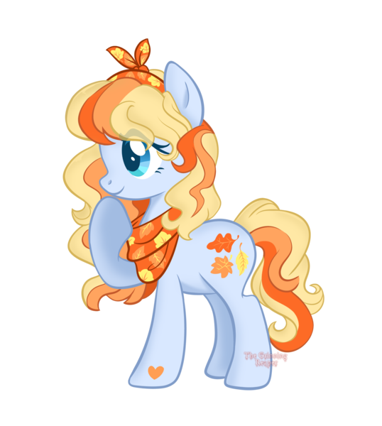 Size: 2085x2327 | Tagged: safe, artist:thegrinningreaper09, derpibooru import, oc, oc:autumn skye, earth pony, pony, clothes, female, mare, scarf, simple background, solo, transparent background