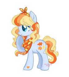 Size: 2085x2327 | Tagged: safe, artist:thegrinningreaper09, derpibooru import, oc, oc:autumn skye, earth pony, pony, clothes, female, mare, scarf, simple background, solo, transparent background