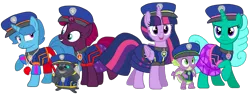 Size: 1887x716 | Tagged: safe, artist:徐詩珮, derpibooru import, edit, fizzlepop berrytwist, glitter drops, grubber, spike, spring rain, tempest shadow, twilight sparkle, twilight sparkle (alicorn), alicorn, dragon, pony, unicorn, series:sprglitemplight diary, series:sprglitemplight life jacket days, series:springshadowdrops diary, series:springshadowdrops life jacket days, my little pony: the movie, the point of no return, alternate universe, bisexual, broken horn, chase (paw patrol), clothes, cute, female, glitterbetes, glitterlight, glittershadow, horn, lesbian, lifeguard, lifeguard spring rain, male, mare, marshall (paw patrol), paw patrol, polyamory, rocky (paw patrol), rubble (paw patrol), shipping, simple background, skye (paw patrol), sprglitemplight, springbetes, springdrops, springlight, springshadow, springshadowdrops, tempestbetes, tempestlight, transparent background, ultimate rescue, vector, winged spike, zuma (paw patrol)