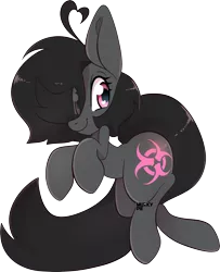 Size: 2513x3093 | Tagged: safe, artist:murkypie, derpibooru import, oc, oc:toxxie, unofficial characters only, earth pony, pony, simple background, solo, transparent background