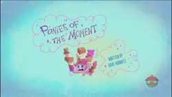 Size: 1920x1080 | Tagged: safe, derpibooru import, screencap, pinkie pie, pony, my little pony: pony life, spoiler:pony life s01e17, spoiler:pony life s01e27, female, ponies of the moment, solo, title card, treehouse logo
