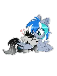 Size: 400x533 | Tagged: artist needed, safe, derpibooru import, edit, oc, oc:caroline, oc:star shine, unofficial characters only, pegasus, unicorn, wolf, wolf pony, cute, simple background, transparent background