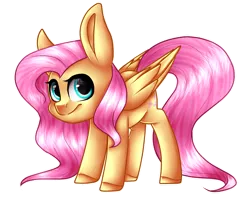 Size: 1024x826 | Tagged: safe, artist:blitsazalisdash, artist:itsyino, derpibooru import, fluttershy, pegasus, pony, collaboration, cute, female, mare, shyabetes, simple background, solo, transparent background