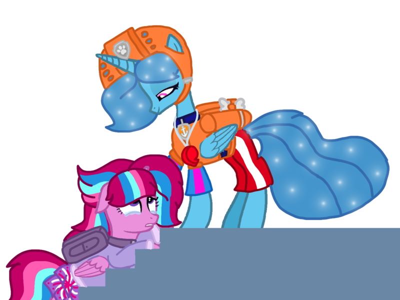 Size: 1440x1080 | Tagged: safe, artist:徐詩珮, derpibooru import, spring rain, oc, oc:bubble sparkle, alicorn, pony, bubbleverse, series:sprglitemplight diary, series:sprglitemplight life jacket days, series:springshadowdrops diary, series:springshadowdrops life jacket days, alicornified, alternate universe, base used, clothes, cute, female, lifeguard, lifeguard spring rain, magical lesbian spawn, magical threesome spawn, mother and child, mother and daughter, multiple parents, next generation, offspring, older, older spring rain, parent:glitter drops, parent:spring rain, parent:tempest shadow, parent:twilight sparkle, parents:glittershadow, parents:sprglitemplight, parents:springdrops, parents:springshadow, parents:springshadowdrops, paw patrol, race swap, simple background, springcorn, transparent background, zuma (paw patrol)