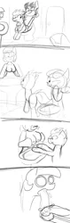 Size: 762x2400 | Tagged: suggestive, artist:rusticanon, derpibooru import, oc, unofficial characters only, earth pony, pony, toilet pony, bathroom, breasts, but why, comic, hooves, nipples, nudity, sink pony, sketch, soap, soap bubble, toilet, toilet paper, washing
