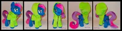 Size: 4804x1240 | Tagged: safe, artist:calusariac, derpibooru import, oc, oc:blueberry, pony, female, irl, mare, photo, plushie, solo