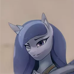 Size: 1024x1024 | Tagged: safe, artist:thisponydoesnotexist, derpibooru import, machine learning generated, blind in one eye, chad, faic, image, jpeg, majestic as fuck, neural network, neural network abomination, no catchlights, not cadance, not celestia, peytral