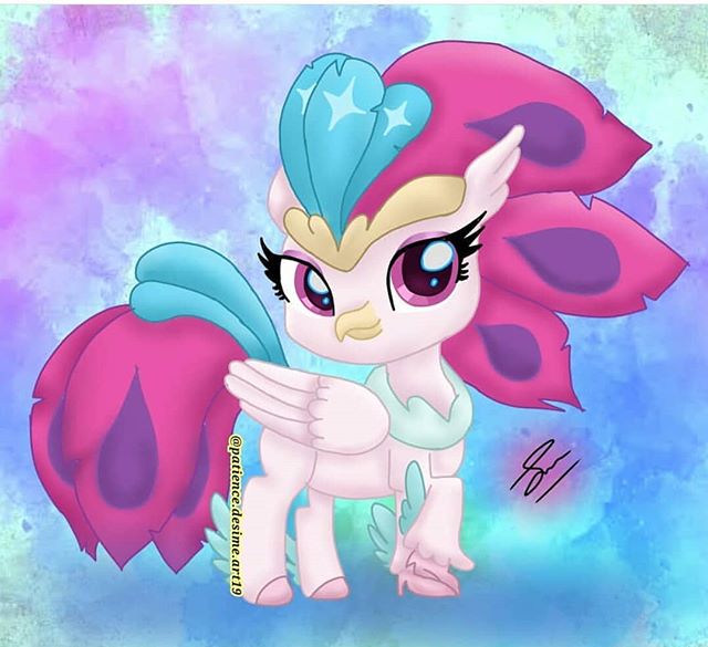 Size: 640x585 | Tagged: safe, artist:payshiechastityart, derpibooru import, queen novo, classical hippogriff, hippogriff, my little pony: pony life, my little pony: the movie, chibi, cute, female, g4 to g4.5, novobetes, solo