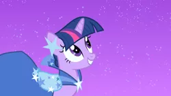 Size: 1920x1080 | Tagged: safe, derpibooru import, screencap, twilight sparkle, pony, unicorn, the best night ever, clothes, cute, dress, female, gala dress, mare, solo, twiabetes, unicorn twilight