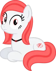 Size: 4000x5033 | Tagged: safe, artist:melisareb, derpibooru import, oc, oc:hide image, ponified, unofficial characters only, earth pony, pony, derpibooru, absurd resolution, derpibooru ponified, female, looking at you, mare, meta, show accurate, shrunken pupils, simple background, sitting, solo, transparent background, vector, wat