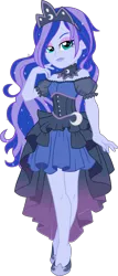 Size: 1926x4500 | Tagged: safe, artist:limedazzle, derpibooru import, kotobukiya, princess luna, equestria girls, female, kotobukiya princess luna, show accurate, simple background, solo, transparent background