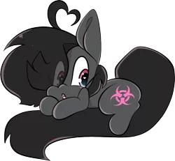 Size: 832x770 | Tagged: safe, artist:murkypie, derpibooru import, oc, oc:toxxie, unofficial characters only, earth pony, pony, simple background, solo, transparent background