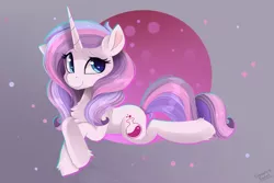 Size: 3000x2000 | Tagged: safe, artist:liquorice_sweet, derpibooru import, potion nova, pony, unicorn, my little pony: pony life, chest fluff, cute, female, g4.5 to g4, heart eyes, high res, leg fluff, lying down, mare, novabetes, prone, simple background, solo, wingding eyes